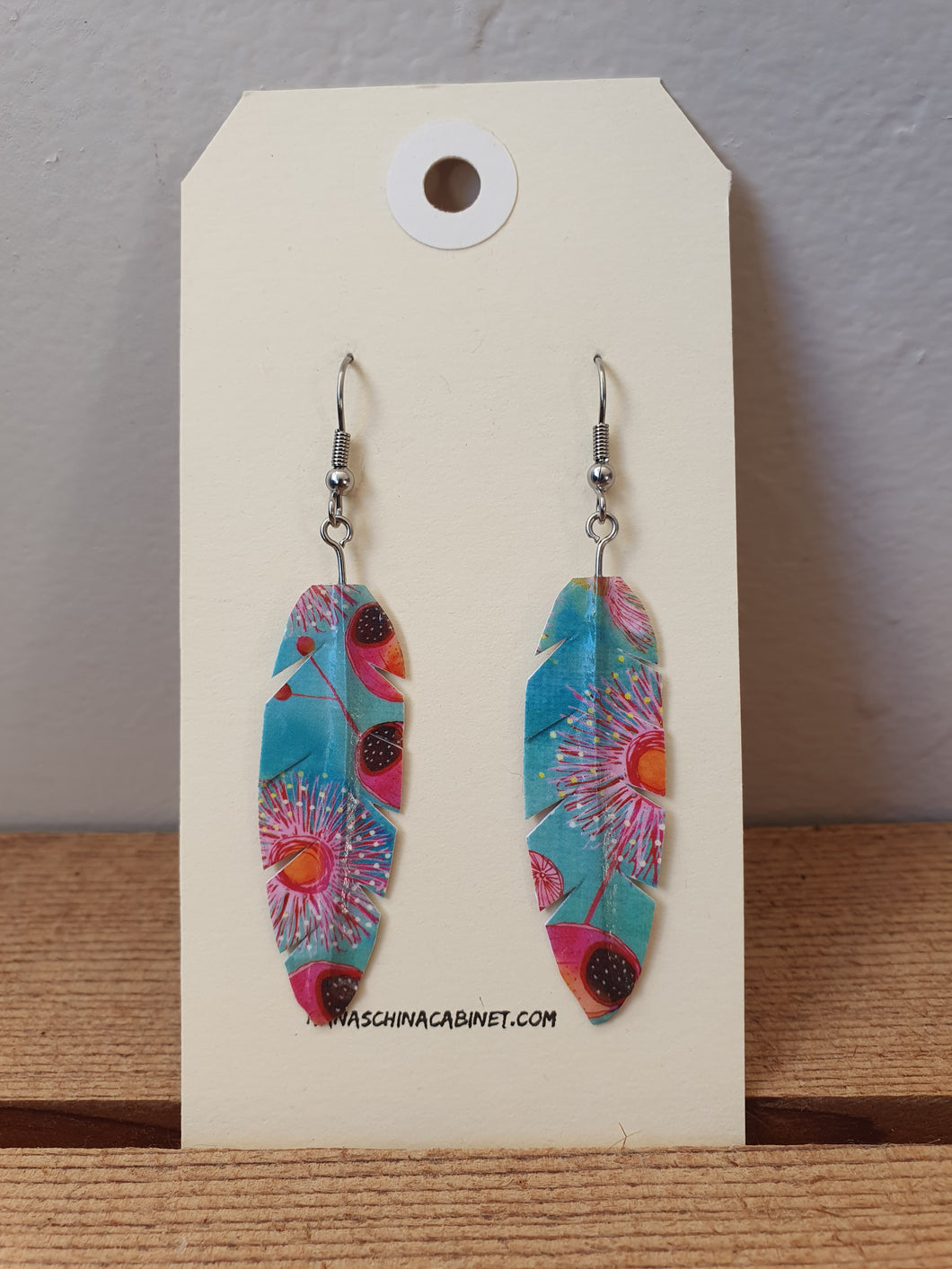 Washi Feather Style Earrings © - Gum Tree