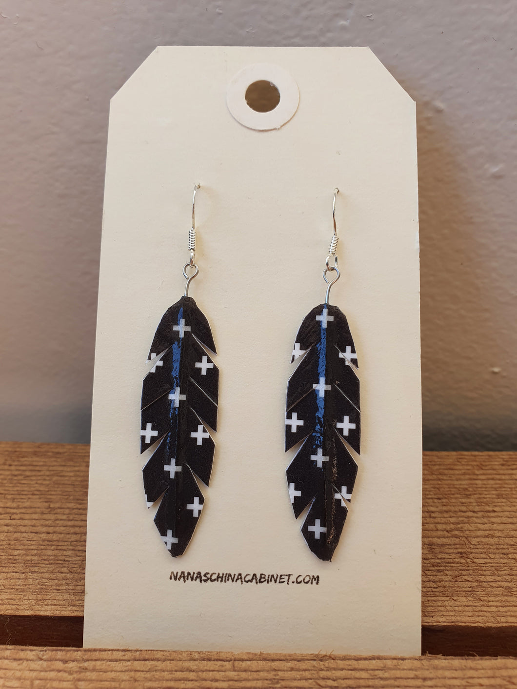 Washi Feather Style Earrings © - Nordica